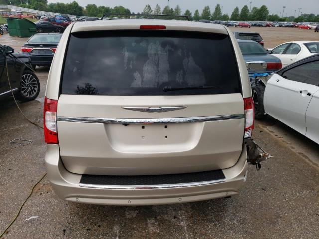 2C4RC1CG9CR411422 - 2012 CHRYSLER TOWN & COU TOURING L TAN photo 6