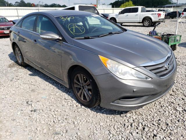 5NPEB4AC6EH903862 - 2014 HYUNDAI SONATA GLS GRAY photo 4