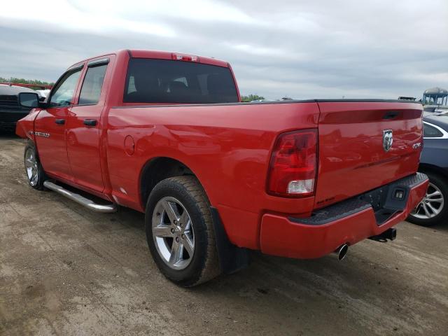 1C6RD7FTXCS167164 - 2012 DODGE RAM 1500 ST RED photo 2