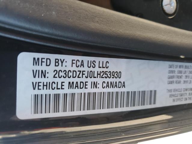 2C3CDZFJ0LH253930 - 2020 DODGE CHALLENGER R/T SCAT PACK BLACK photo 13