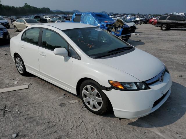 1HGFA16548L076350 - 2008 HONDA CIVIC LX WHITE photo 4