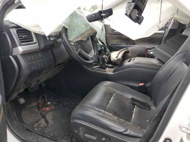 5TDKKRFH2FS090553 - 2015 TOYOTA HIGHLANDER XLE WHITE photo 7