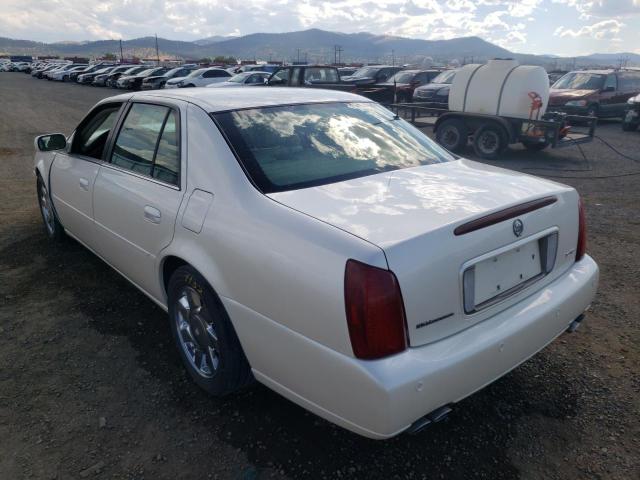 1G6KF57971U142772 - 2001 CADILLAC DEVILLE DTS WHITE photo 3