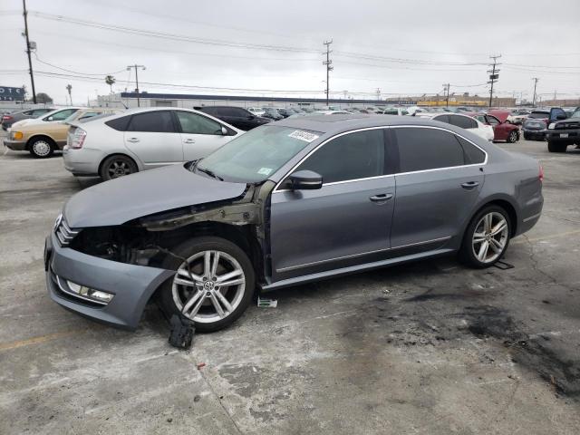 1VWCT7A37FC046208 - 2015 VOLKSWAGEN PASSAT SEL GRAY photo 1