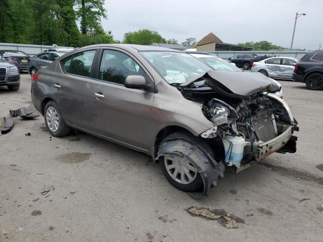 3N1CN7AP5DL820511 - 2013 NISSAN VERSA S GRAY photo 4