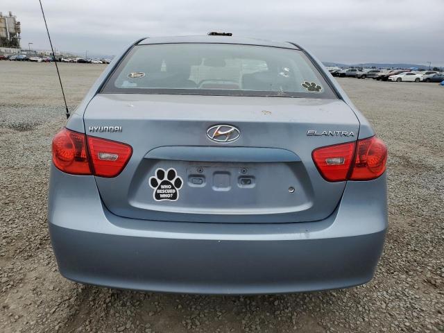 KMHDU46D17U068605 - 2007 HYUNDAI ELANTRA GLS BLUE photo 6