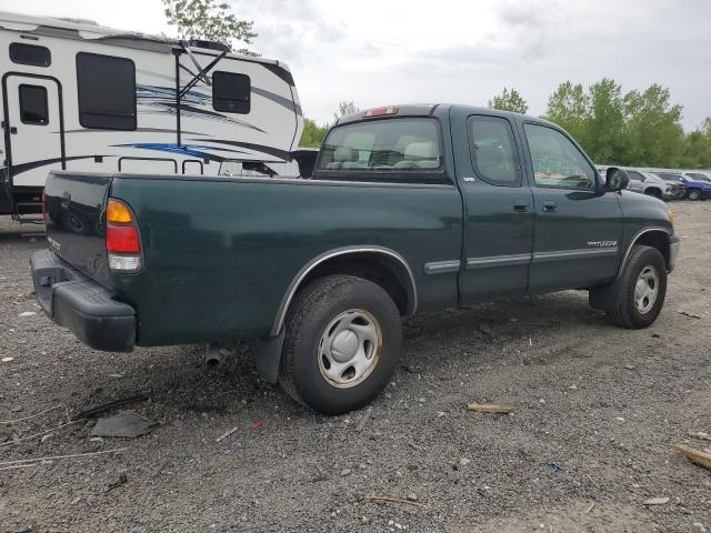 5TBRN34161S162588 - 2001 TOYOTA TUNDRA ACCESS CAB SR5 GREEN photo 3