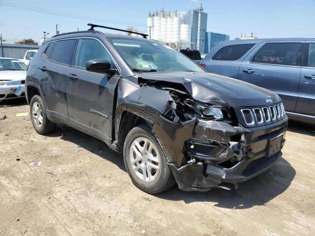 3C4NJDAB4KT703357 - 2019 JEEP COMPASS SPORT GRAY photo 4