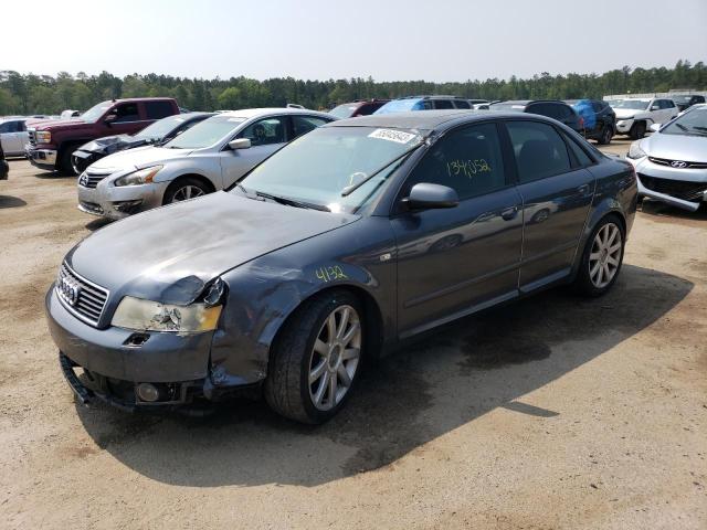 WAULC68E94A242578 - 2004 AUDI A4 1.8T QUATTRO GRAY photo 1