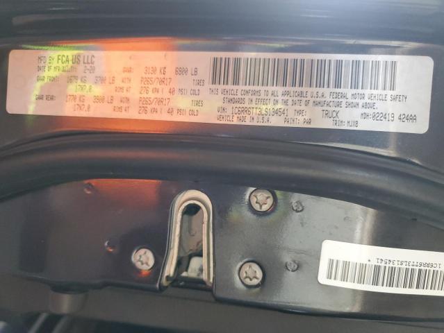 1C6RR6TT3LS134541 - 2020 RAM 1500 CLASS SLT ლურჯი ფოტო 12