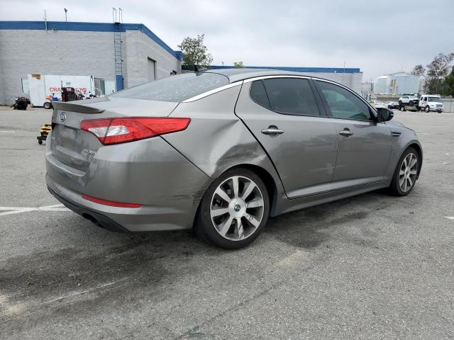 5XXGR4A61CG002437 - 2012 KIA OPTIMA SX GRAY photo 3