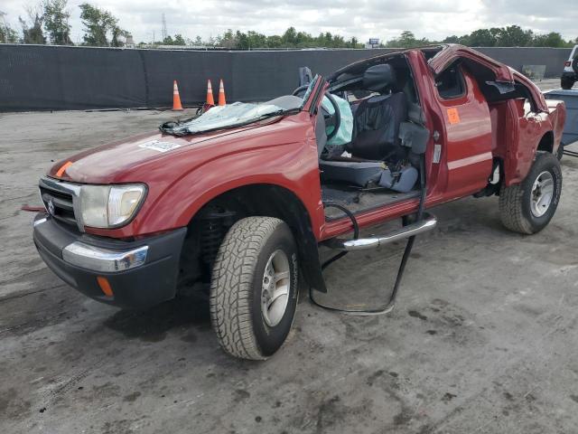4TASN92N3YZ605088 - 2000 TOYOTA TACOMA XTRACAB PRERUNNER წითელი ფოტო 1