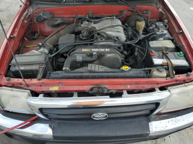 4TASN92N3YZ605088 - 2000 TOYOTA TACOMA XTRACAB PRERUNNER წითელი ფოტო 11