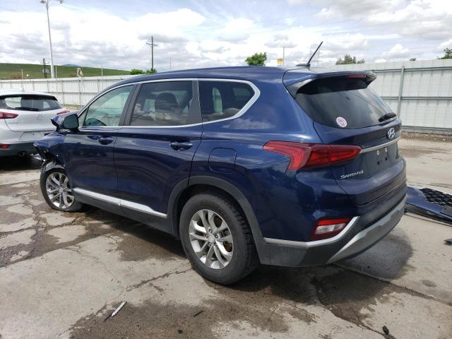 5NMS2CAD8KH132223 - 2019 HYUNDAI SANTA FE SE BLUE photo 2