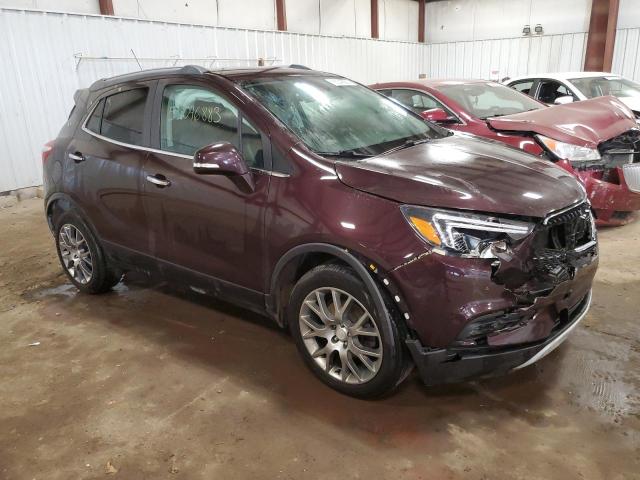 KL4CJ1SB9HB218415 - 2017 BUICK ENCORE SPORT TOURING BURGUNDY photo 4