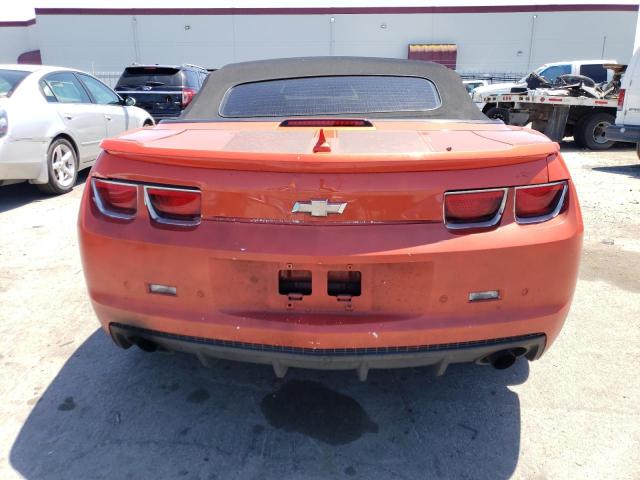 2G1FC3DD9B9214146 - 2011 CHEVROLET CAMARO LT ORANGE photo 6