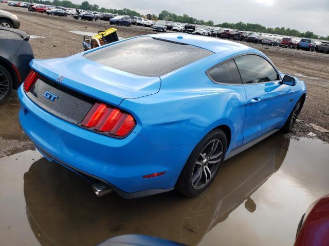 1FA6P8CF3H5343541 - 2017 FORD MUSTANG GT BLUE photo 3