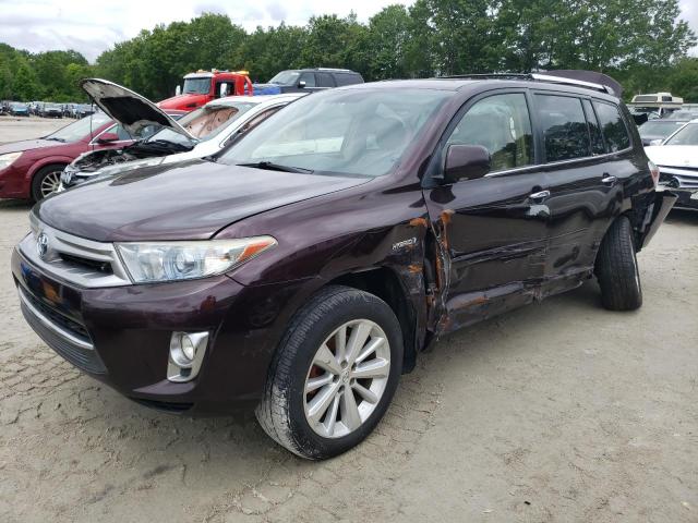 JTEDC3EH3D2016112 - 2013 TOYOTA HIGHLANDER HYBRID LIMITED MAROON photo 1