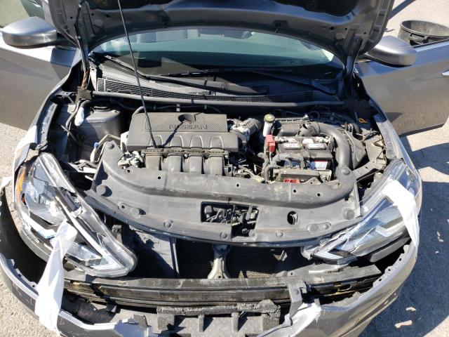 3N1AB7AP3HY254101 - 2017 NISSAN SENTRA S GRAY photo 11