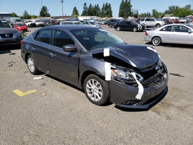 3N1AB7AP3HY254101 - 2017 NISSAN SENTRA S GRAY photo 4