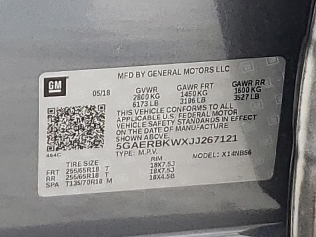 5GAERBKWXJJ267121 - 2018 BUICK ENCLAVE ESSENCE 灰色 照片 13