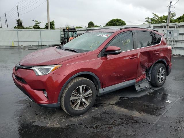 2T3WFREV2JW452756 - 2018 TOYOTA RAV4 ADVENTURE RED photo 1