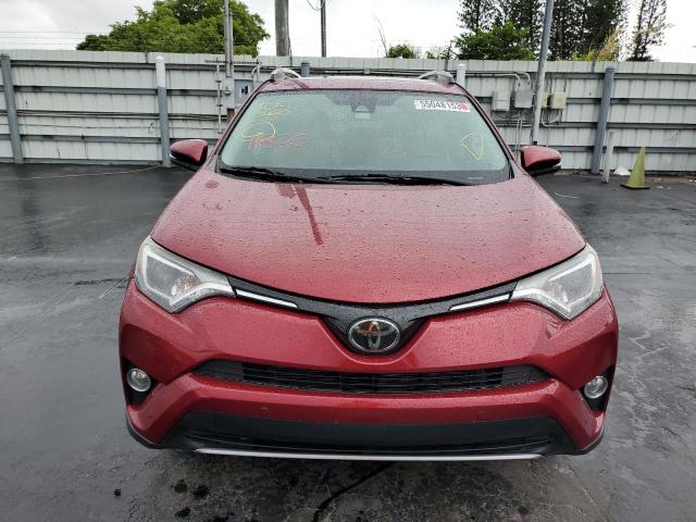 2T3WFREV2JW452756 - 2018 TOYOTA RAV4 ADVENTURE RED photo 5