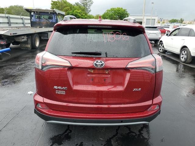 2T3WFREV2JW452756 - 2018 TOYOTA RAV4 ADVENTURE RED photo 6