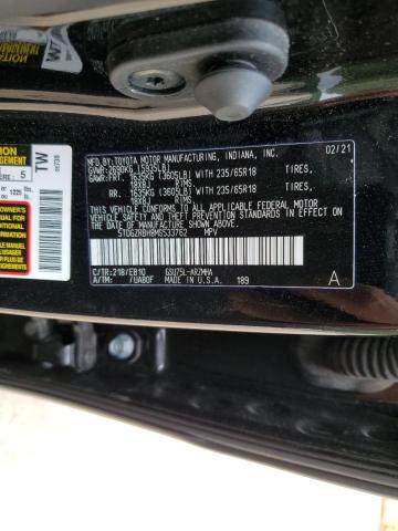 5TDGZRBH8MS533762 - 2021 TOYOTA HIGHLANDER XLE Qara foto 13