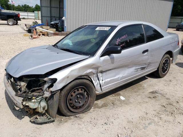 1HGEM22144L040146 - 2004 HONDA CIVIC DX VP ვერცხლისფერი ფოტო 1