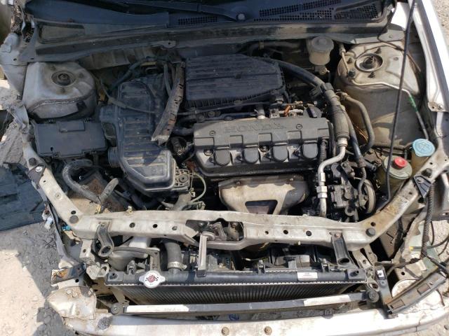1HGEM22144L040146 - 2004 HONDA CIVIC DX VP ვერცხლისფერი ფოტო 11