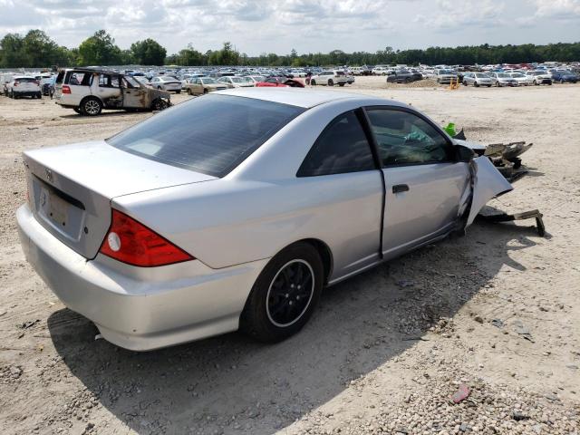 1HGEM22144L040146 - 2004 HONDA CIVIC DX VP ვერცხლისფერი ფოტო 3