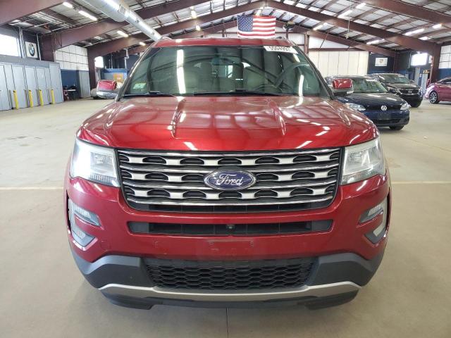 1FM5K8F84GGC94138 - 2016 FORD EXPLORER LIMITED RED photo 5