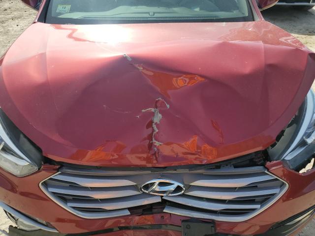 5XYZUDLB4HG499455 - 2017 HYUNDAI SANTA FE S Червоний фото 11