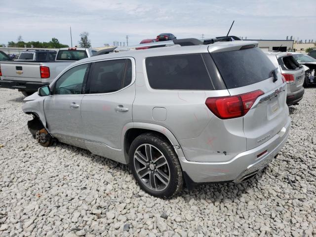 1GKKNXLS5JZ237701 - 2018 GMC ACADIA DENALI SILVER photo 2