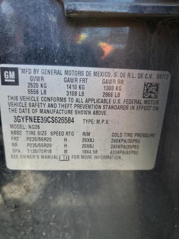 3GYFNEE39CS626584 - 2012 CADILLAC SRX PERFORMANCE COLLECTION Noir photo 13