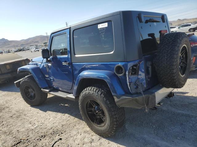 1J4FA54139L727968 - 2009 JEEP WRANGLER SAHARA BLUE photo 2