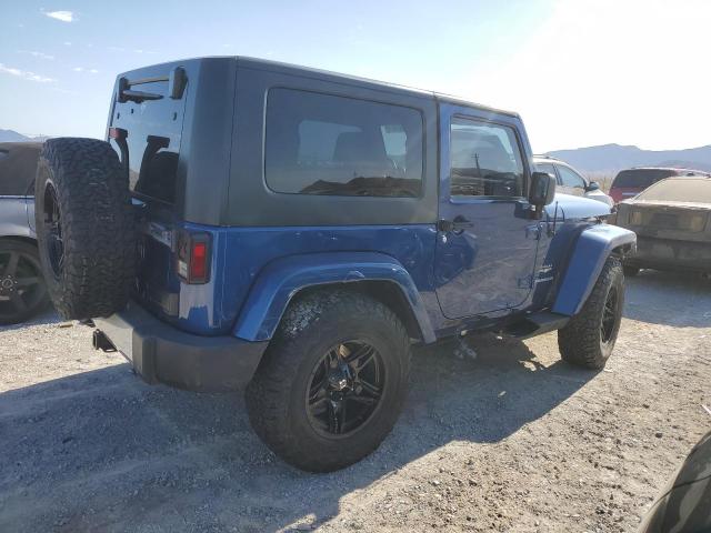 1J4FA54139L727968 - 2009 JEEP WRANGLER SAHARA BLUE photo 3