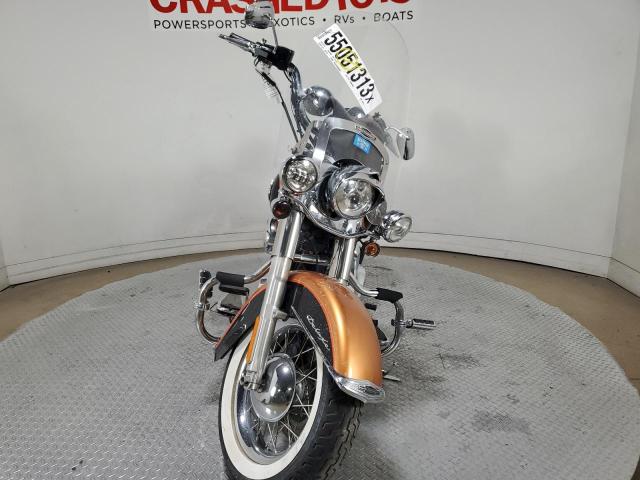 1HD1JD5448Y043210 - 2008 HARLEY-DAVIDSON FLSTN 105TH ANNIVERSARY EDITION ORANGE photo 2