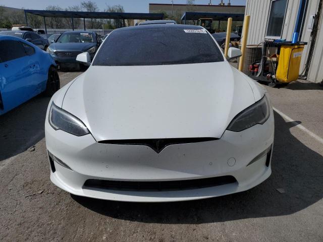 5YJSA1E54NF475403 - 2022 TESLA MODEL S Սպիտակ լուսանկար 5