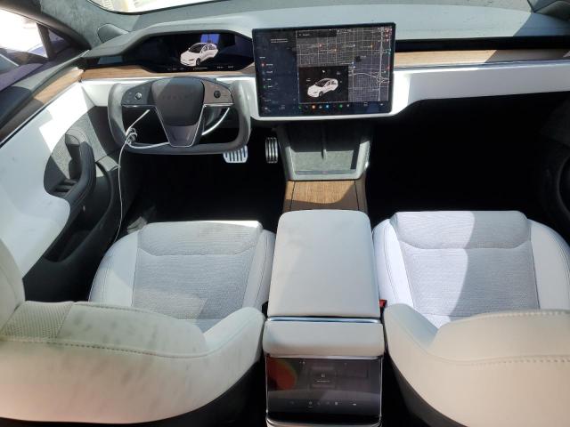 5YJSA1E54NF475403 - 2022 TESLA MODEL S Սպիտակ լուսանկար 8