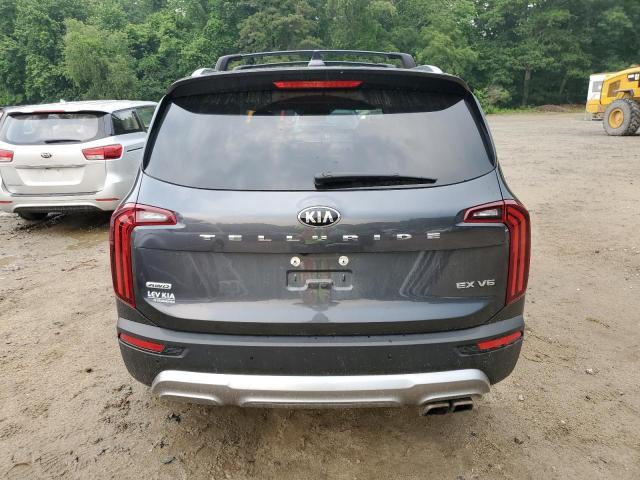 5XYP3DHCXMG101851 - 2021 KIA TELLURIDE EX CHARCOAL photo 6