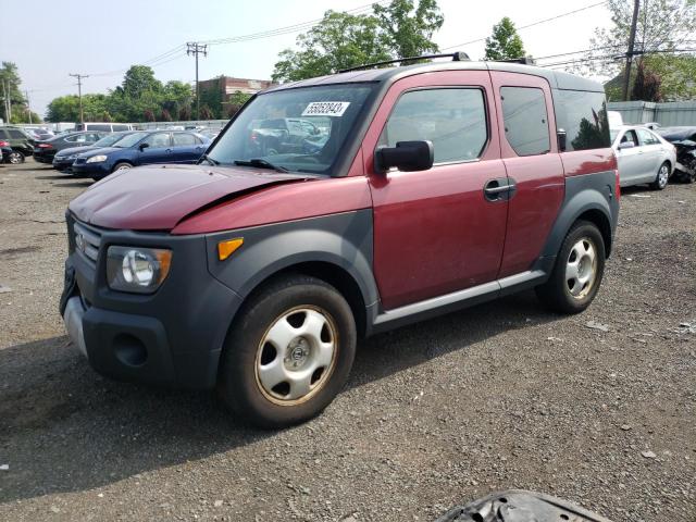 5J6YH283X8L019519 - 2008 HONDA ELEMENT LX RED photo 1