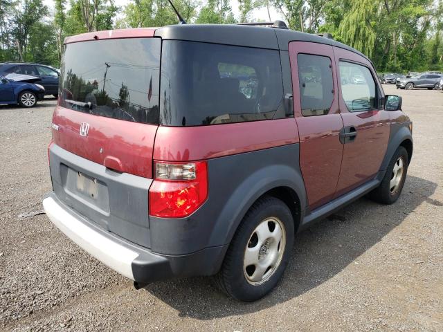 5J6YH283X8L019519 - 2008 HONDA ELEMENT LX RED photo 3