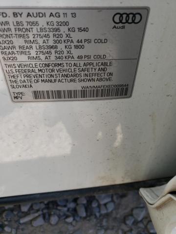 WA1VMAFEXED009544 - 2014 AUDI Q7 PRESTIGE 白色 照片 12