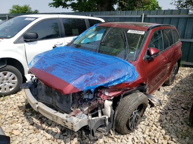 5TDJZRFH6HS482803 - 2017 TOYOTA HIGHLANDER SE MAROON photo 1