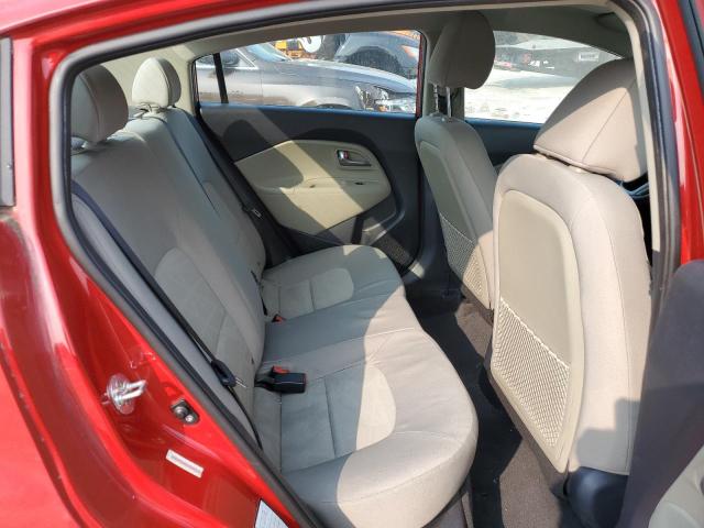 KNADM4A32F6504431 - 2015 KIA RIO LX RED photo 10