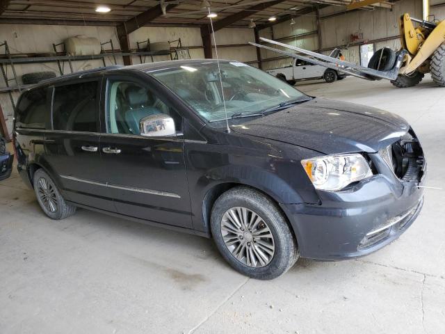 2C4RC1CG8ER461909 - 2014 CHRYSLER TOWN & COU TOURING L BLUE photo 4