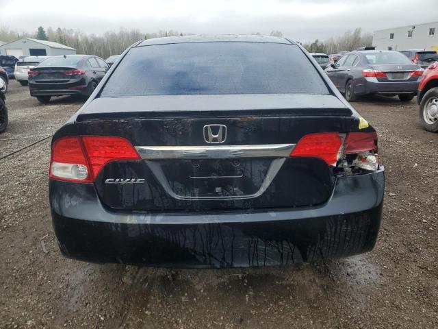 2HGFA1F04BH006582 - 2011 HONDA CIVIC EXL BLACK photo 6