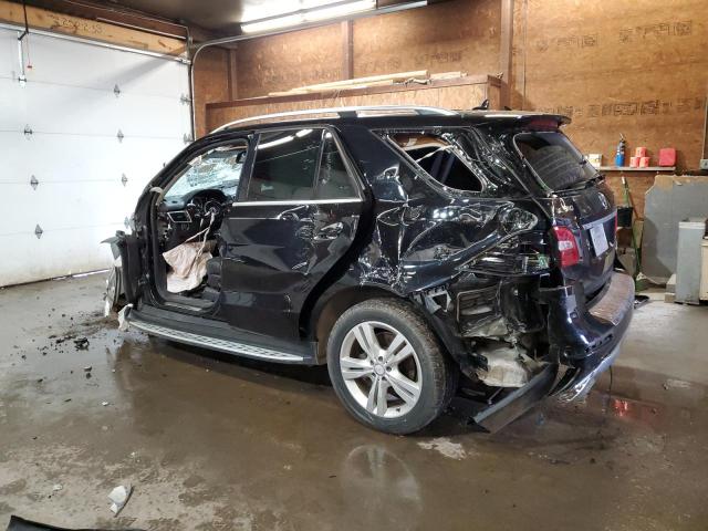 4JGDA5HB2DA198223 - 2013 MERCEDES-BENZ ML 350 4MATIC BLACK photo 2